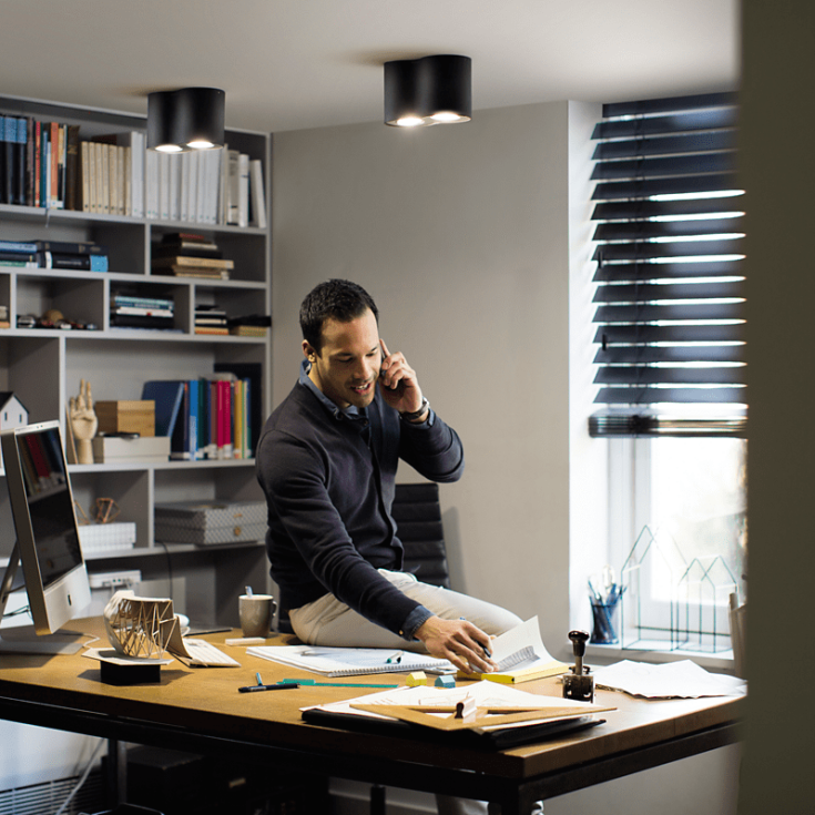 Philips Hue Connected Pillar downlight, svart