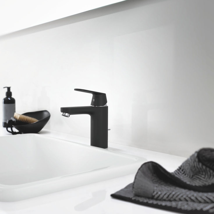 Grohe Eurosmart Cosmopolitan tvättställsblandare, matt svart