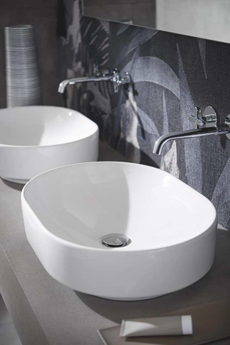 Geberit VariForm servant, 55x40 cm, hvit