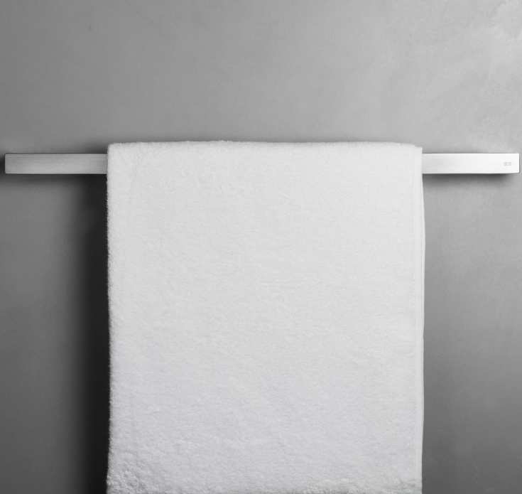 Unidrain Reframe håndklestang, 60,5 cm, børstet rustfritt stål