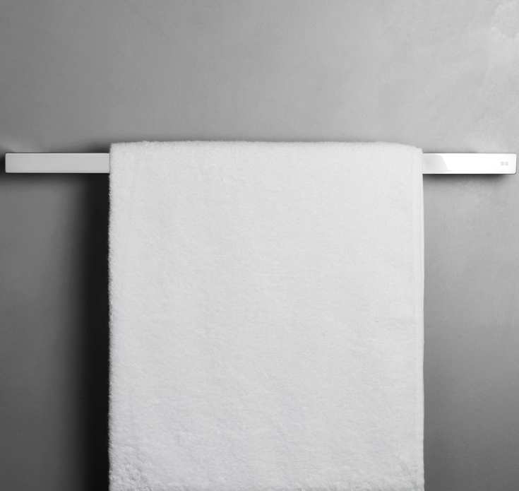Unidrain Reframe håndklædestang, 60,5 cm, poleret rustfrit stål