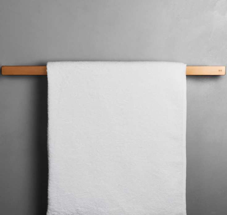 Unidrain Reframe håndklædestang, 60,5 cm, kobber