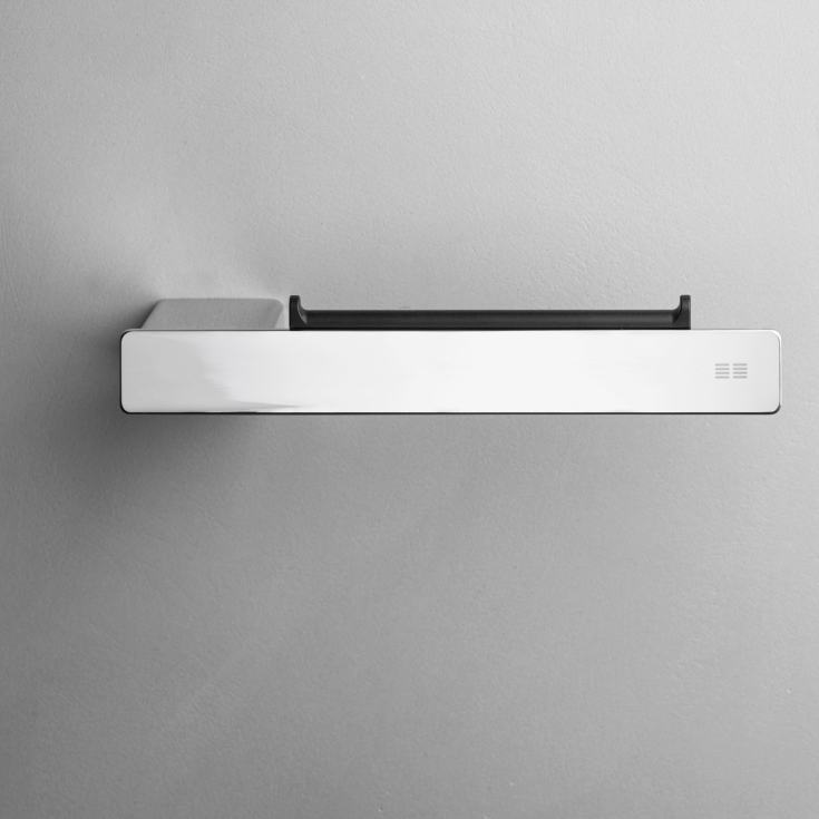 Unidrain Reframe toiletrulleholder, håndpoleret rustfrit stål