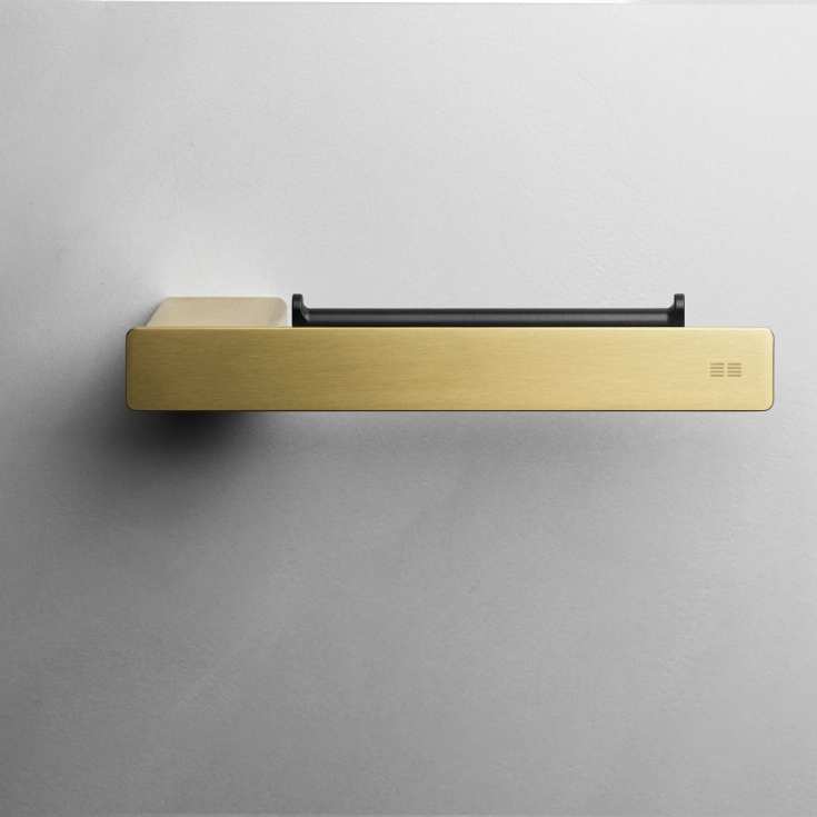 Unidrain Reframe toiletrulleholder, messing