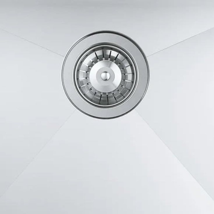 Grohe kurveventil, automatisk, Ø83 mm, rustfritt stål