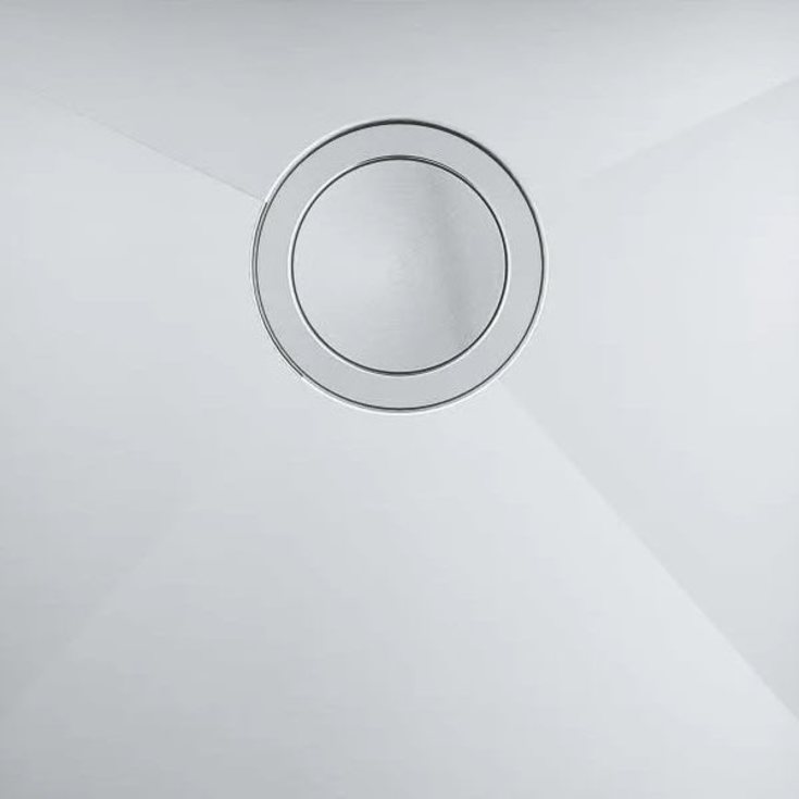 Grohe kurveventil, automatisk, Ø83 mm, rustfritt stål