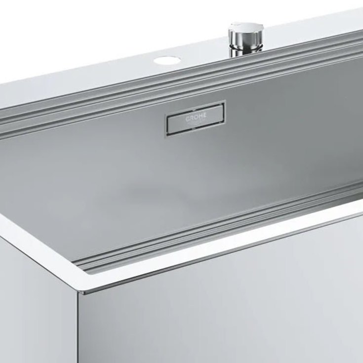 Grohe K800/K1000 designkappe til overløb, supersteel