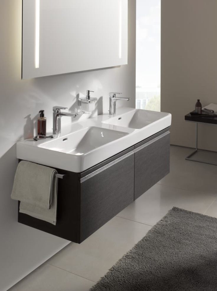 Laufen Pro S tvättställ, 130x46 cm, vit