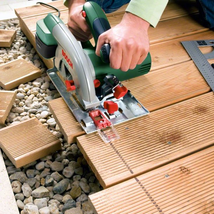 Bosch PKS 55 A 1200W rundsav 230 V