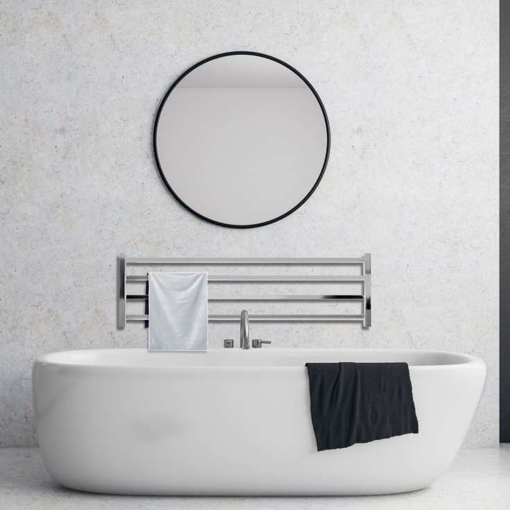 Kriss Manisa handdukstork, kombi, 100x48 cm, krom