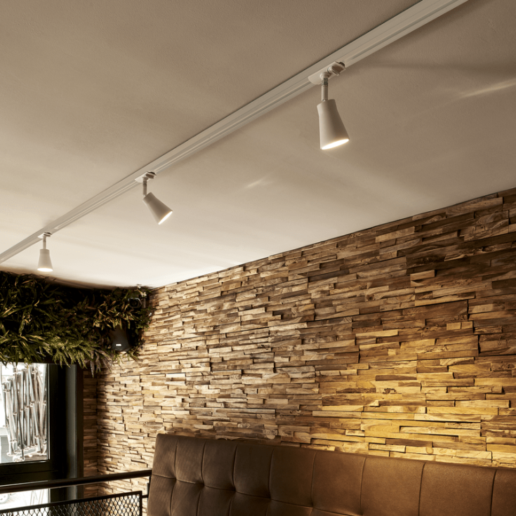 SLV Avo spot til 1F strømskinne, GU10, hvid