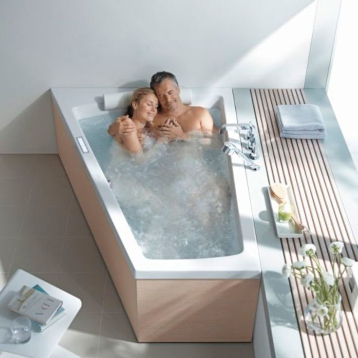 Duravit Paiova komplet badekar, 180x140 cm, hvit