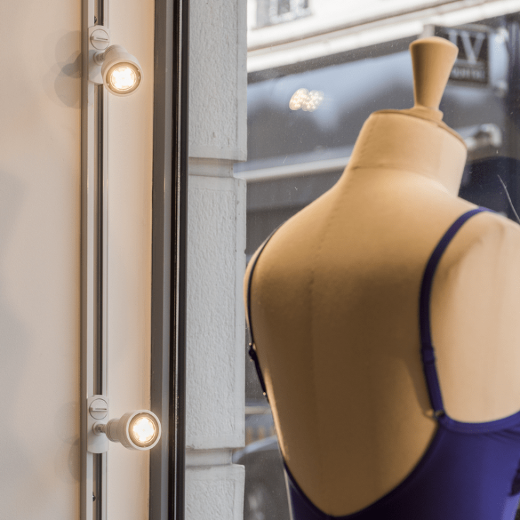 SLV Puri 1 spot til 1F strømskinne, GU10, hvid