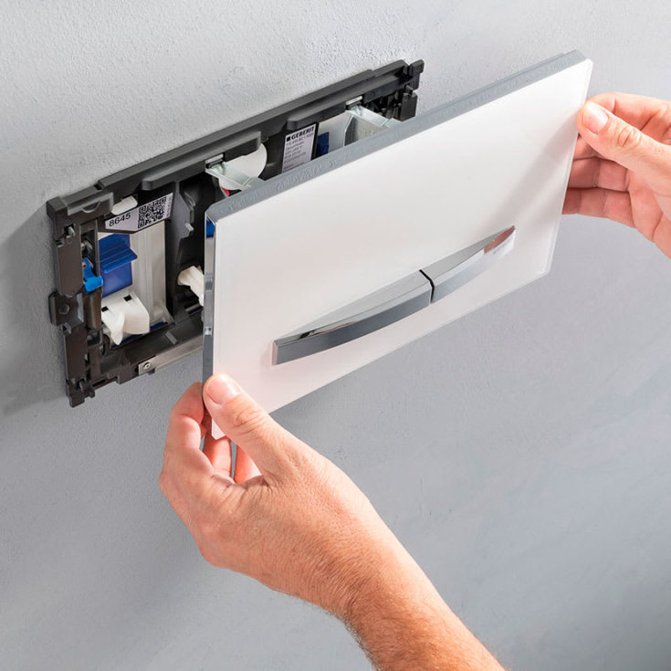 Geberit innstikk for DuoFresh stick, for Sigma Duofix sisterne, krom