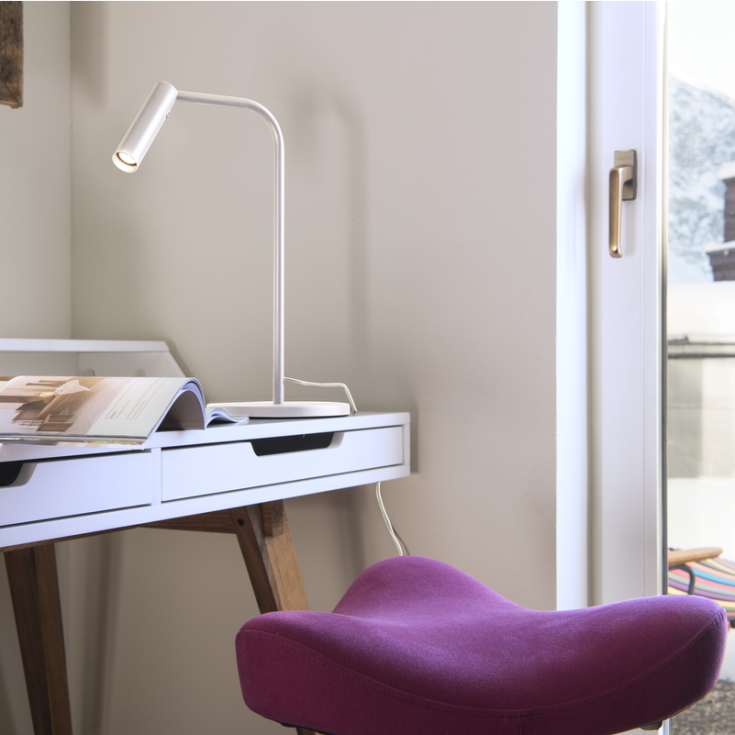 SLV Karpo bordlampe med touch, 6,5W LED, hvid