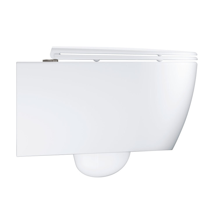 Grohe Essence vägghängd toalett, utan spolkant, rengöringsvänlig, vit