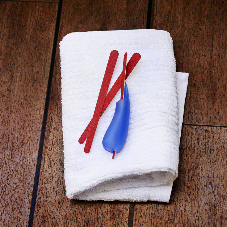 Etac Beauty neglefilsholder, blå