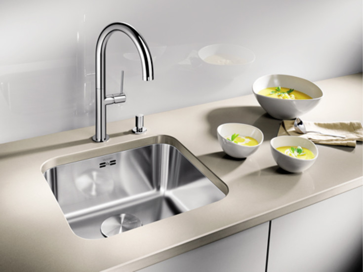 Blanco Supra 400-U kjøkkenvask, 40x40 cm, rustfritt stål