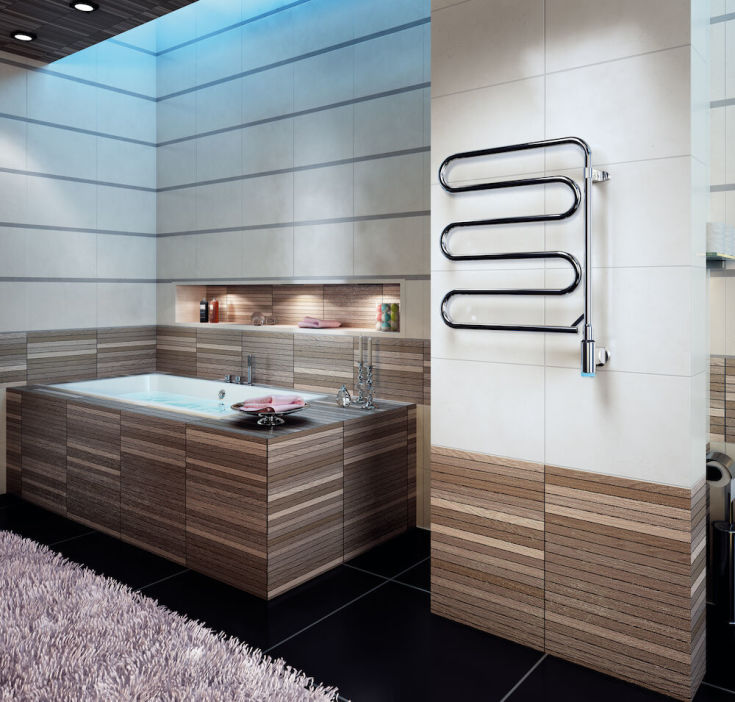 Pax Practic handdukstork, el, 57x75 cm, krom