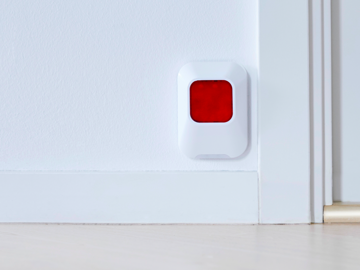 Sikkerthjem indendørs sirene med flashlys til S6evo alarmsystem