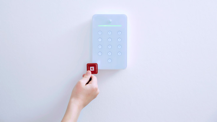 Smartpad-tastatur med nøkkelbrikkeleser, S6evo alarm