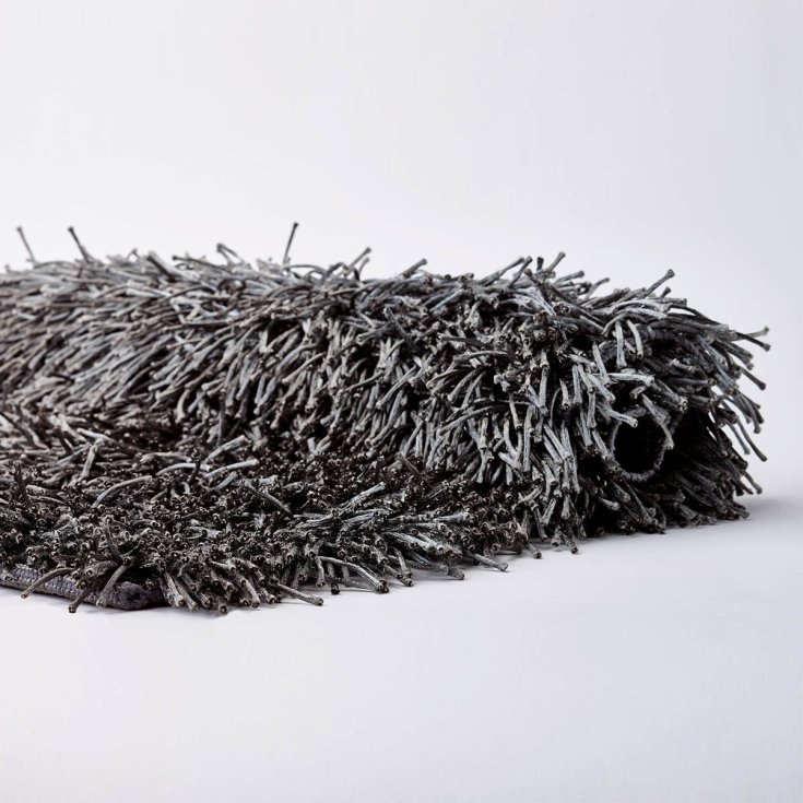 Aquanova Kemen bademåtte, 60x100 cm, mørkegrå