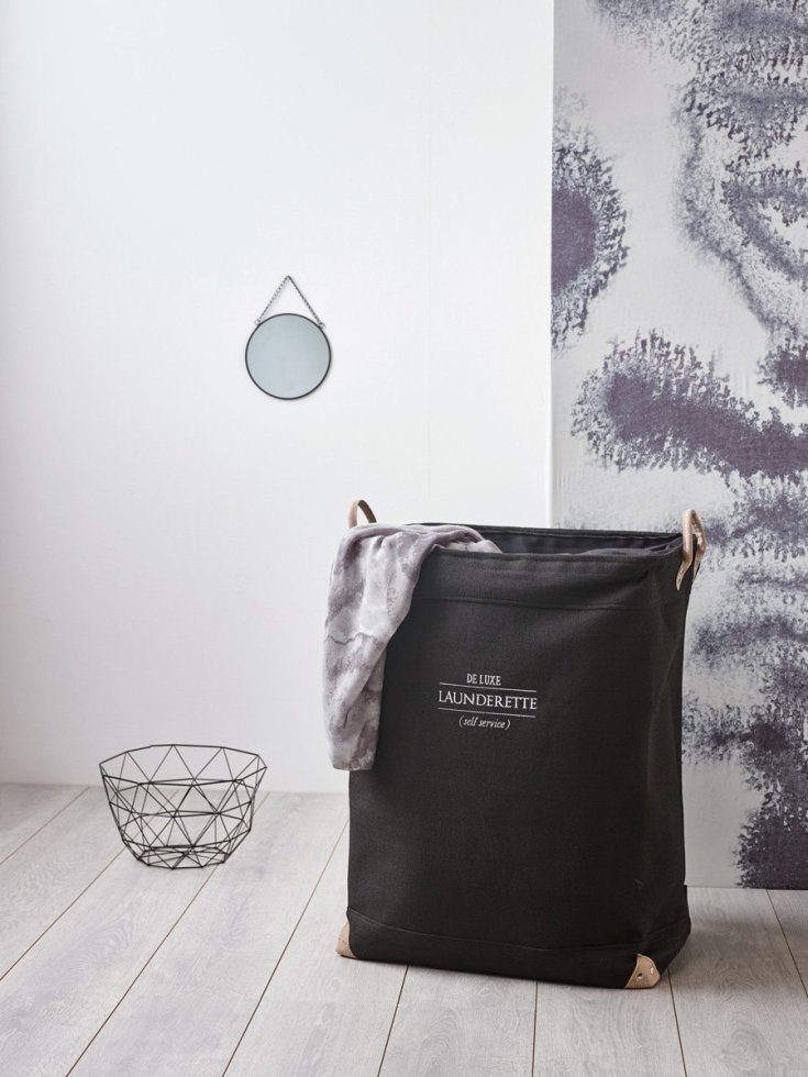 Aquanova Lubin tvättkorg, svart