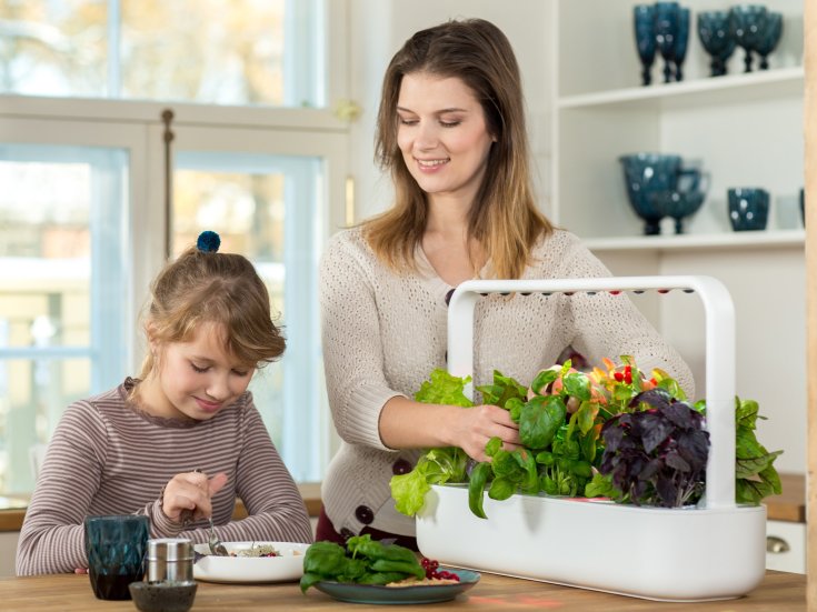 Click and Grow Smart Garden startsæt, hvid