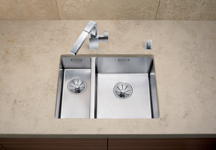 Blanco Claron 340/180-U kjøkkenvask, 58,5x44 cm, rustfritt stål