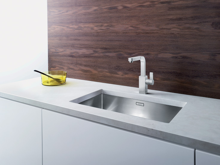 Blanco Claron 700-U diskbänk, 74x44 cm, rostfritt stål