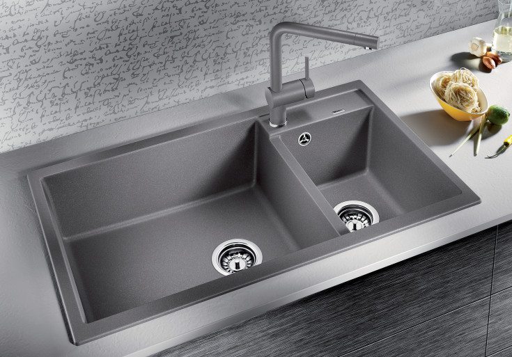 Blanco Metra 9 kjøkkenvask, 86x50 cm, brun