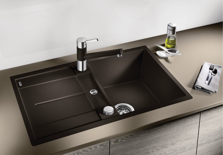 Blanco Metra 45 S-F kjøkkenvask, 77x49 cm, grå