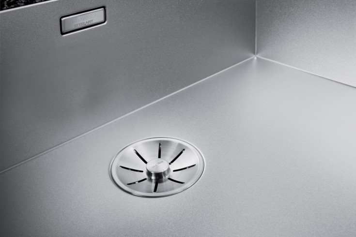 Blanco Zerox 500-U Durinox UXI diskbänk, 54x44 cm, rostfritt stål