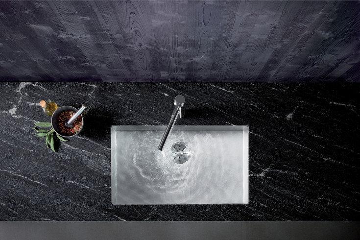 Blanco Zerox 700-U Durinox UXI diskbänk, 74x44 cm, rostfritt stål