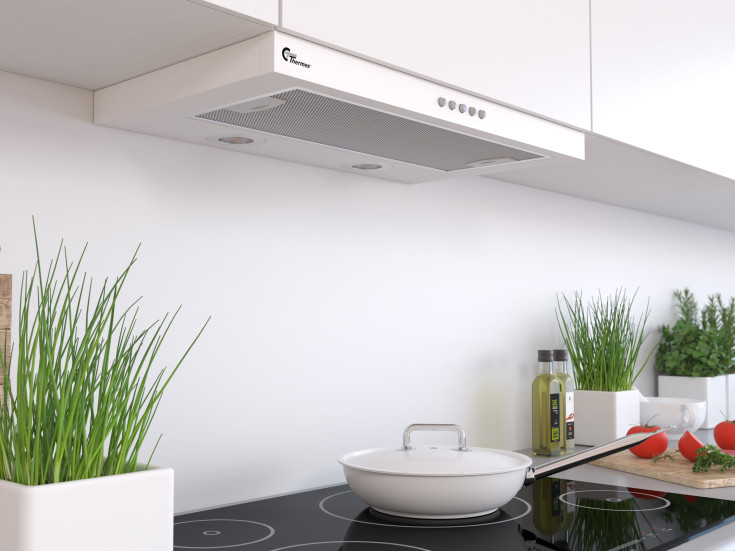 Thermex Super silent emhætte, udtræk, 50 cm, hvid