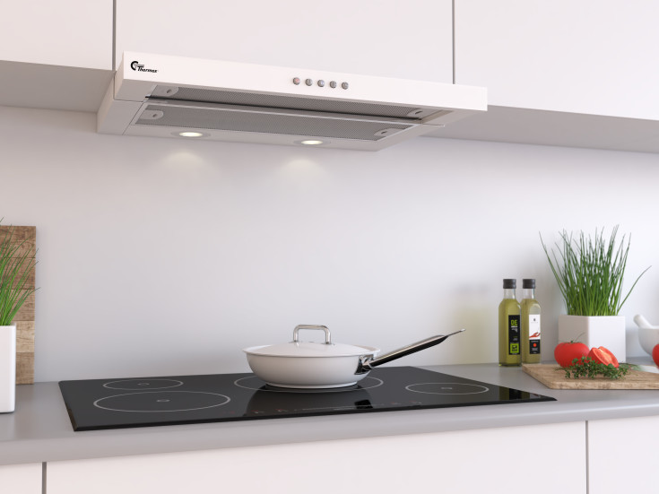 Thermex Super silent emhætte, udtræk, 50 cm, hvid