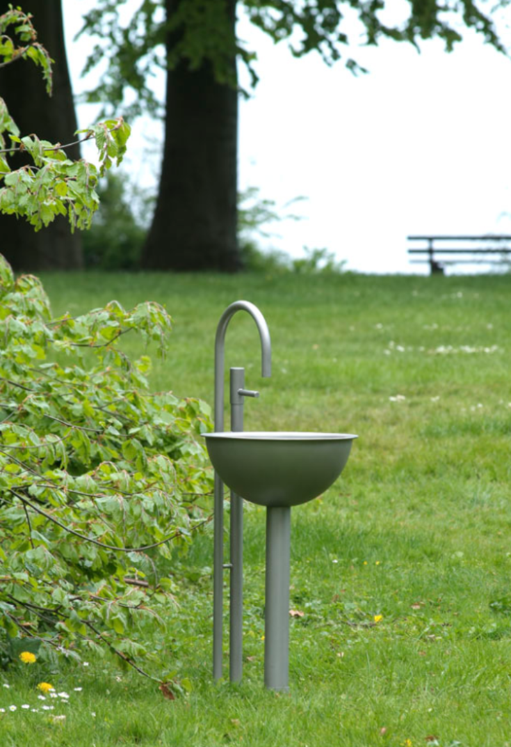 Frostline D250 sköljskål, rostfritt stål