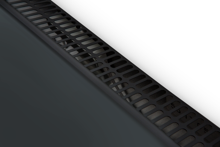 Adax Neo L panelovn med termostat og WiFi 600W/230V, sort, 8 m²