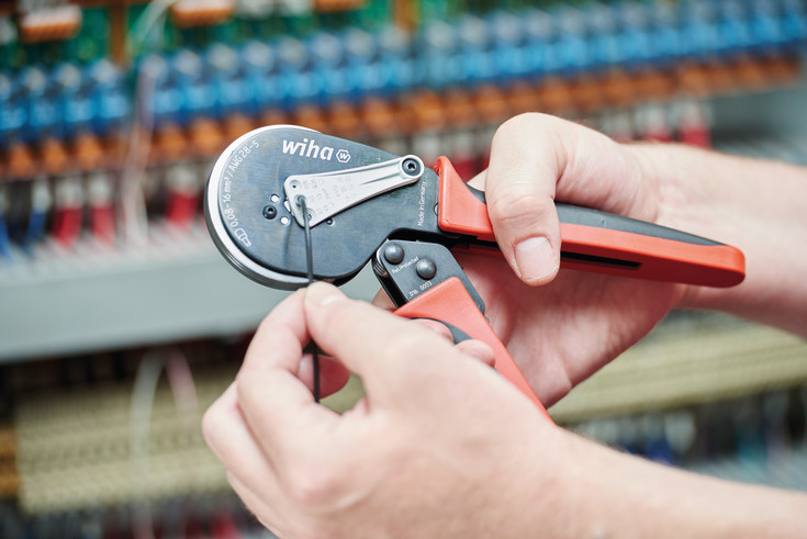 Wiha krympetang for koblingsrør, 6-kantpresse 0,08 - 16 mm²