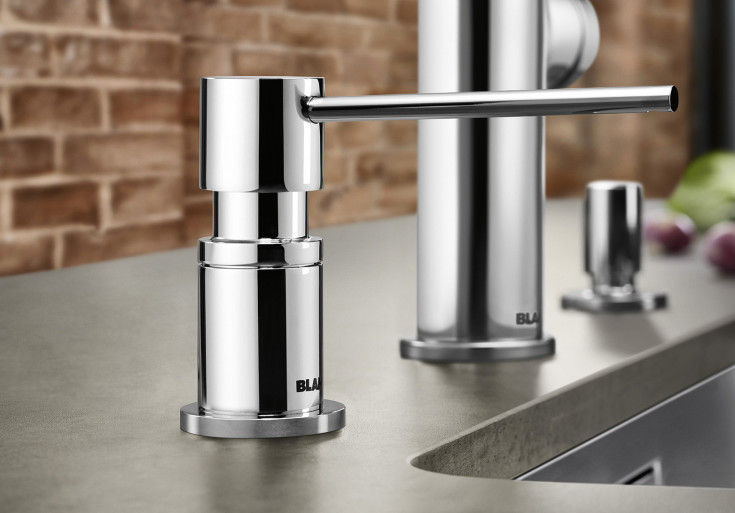 Blanco Lato diskmedelspump, krom