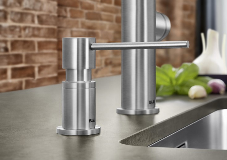 Blanco Lato såpedispenser, stål