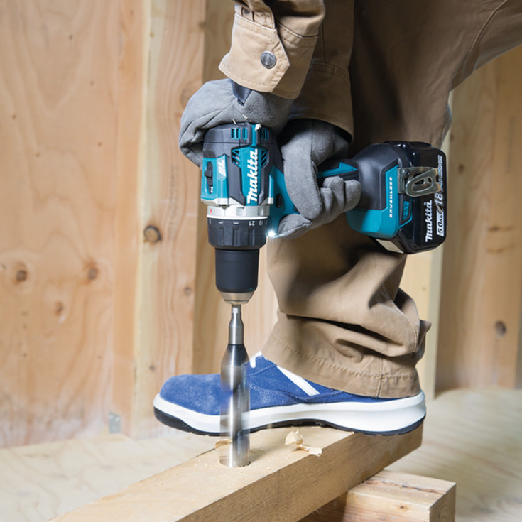 Makita kompakt borrskruvdragare med batterier, 3 x 18 V / 5,0 Ah