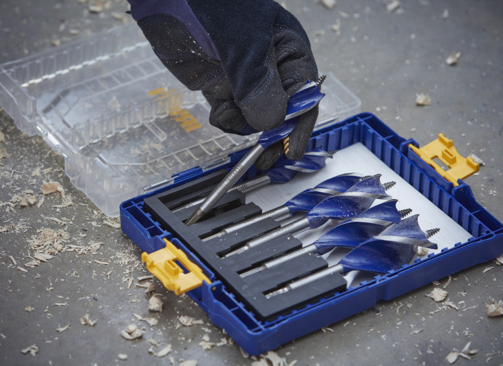 Irwin Blue Groove snegleborsæt, 6 stk. 16-32 mm