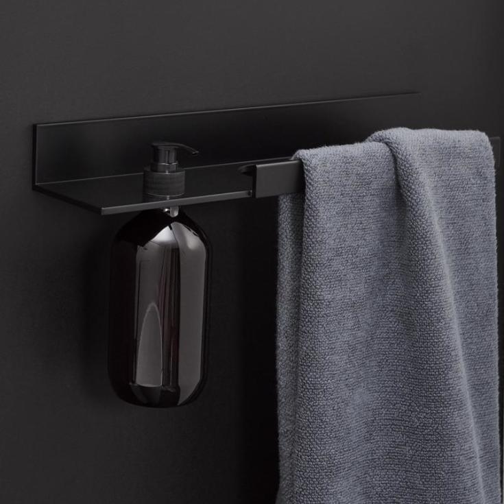 Alape Assist hylla, 80x10 cm, matt svart