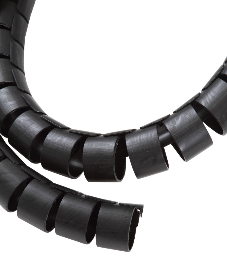 Cable Eater fleksibel kabelskjuler Ø32 mm, sort