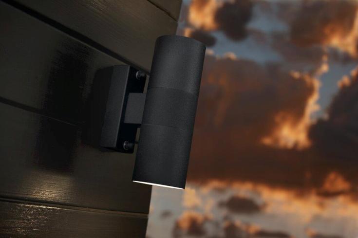 Nordlux Tin 2 utelys vegg, sort