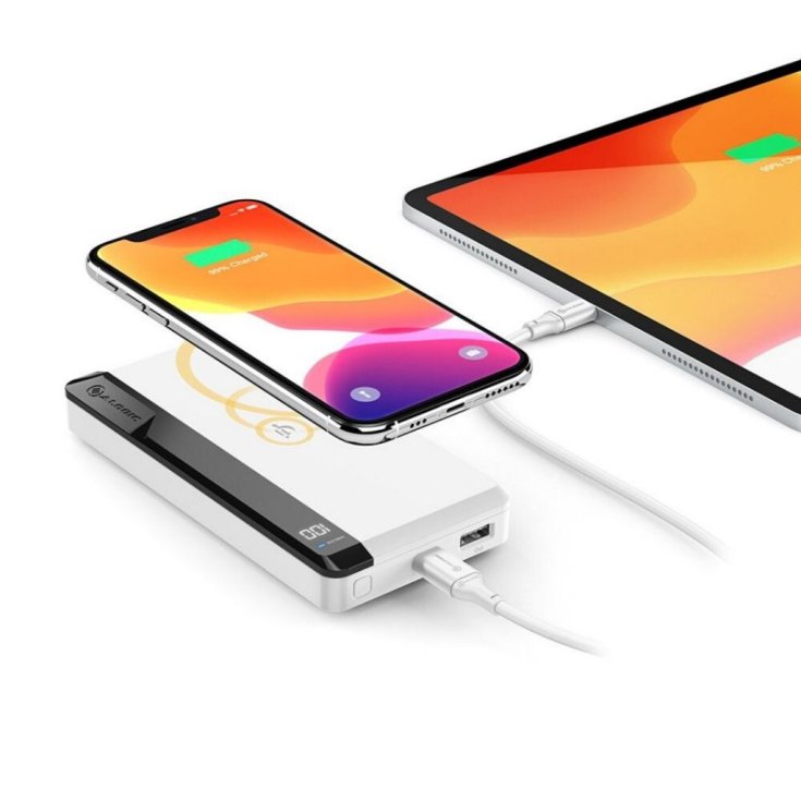 Alogic Powerbank USB-C, trådløs, 10 000 mAh,