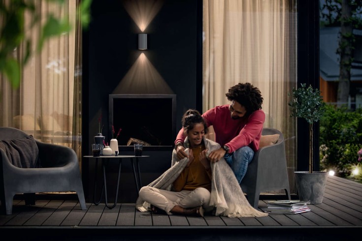 Philips myGarden Buxus vegg utelys