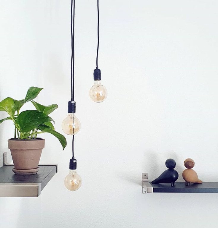 Nielsen Light K9 klyngependellampe, 3 lamper