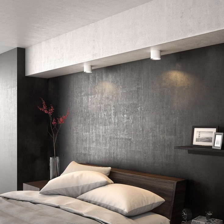 Philips myLiving Phase downlight utanpåliggande, vit